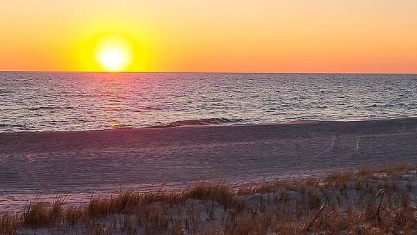 sunset at the beach