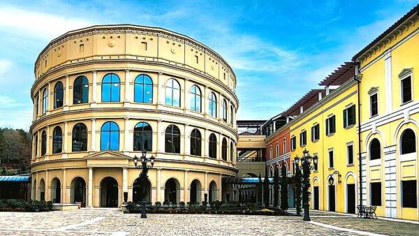 cylindrical building