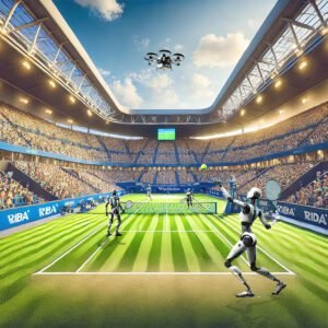 Tennis Robot Doubles on Grass *