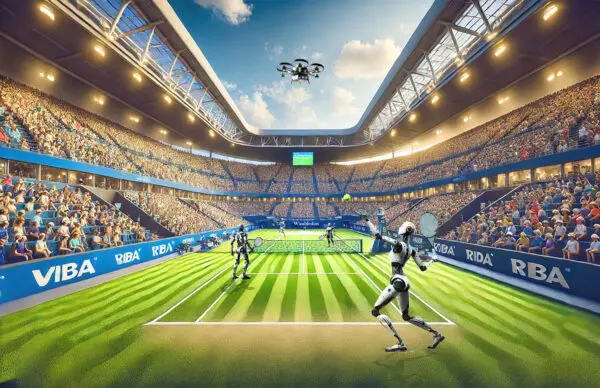 Tennis Robot Doubles on Grass *